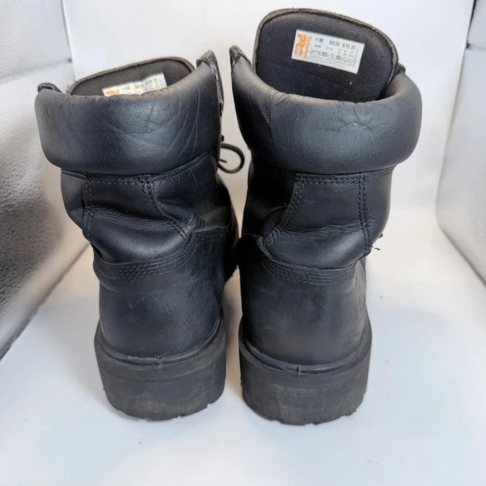 Timberland PRO Mens 11M Black Waterproof Work Boots 26038 Insulated Leather